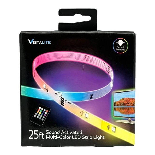 25 FT LED SOUND ACTIVATED LIGHT STRIP
